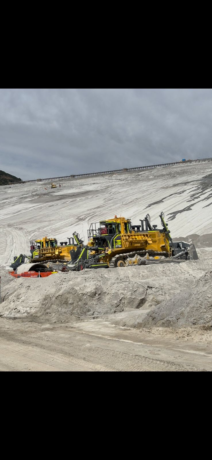 Bulldozers en minería
